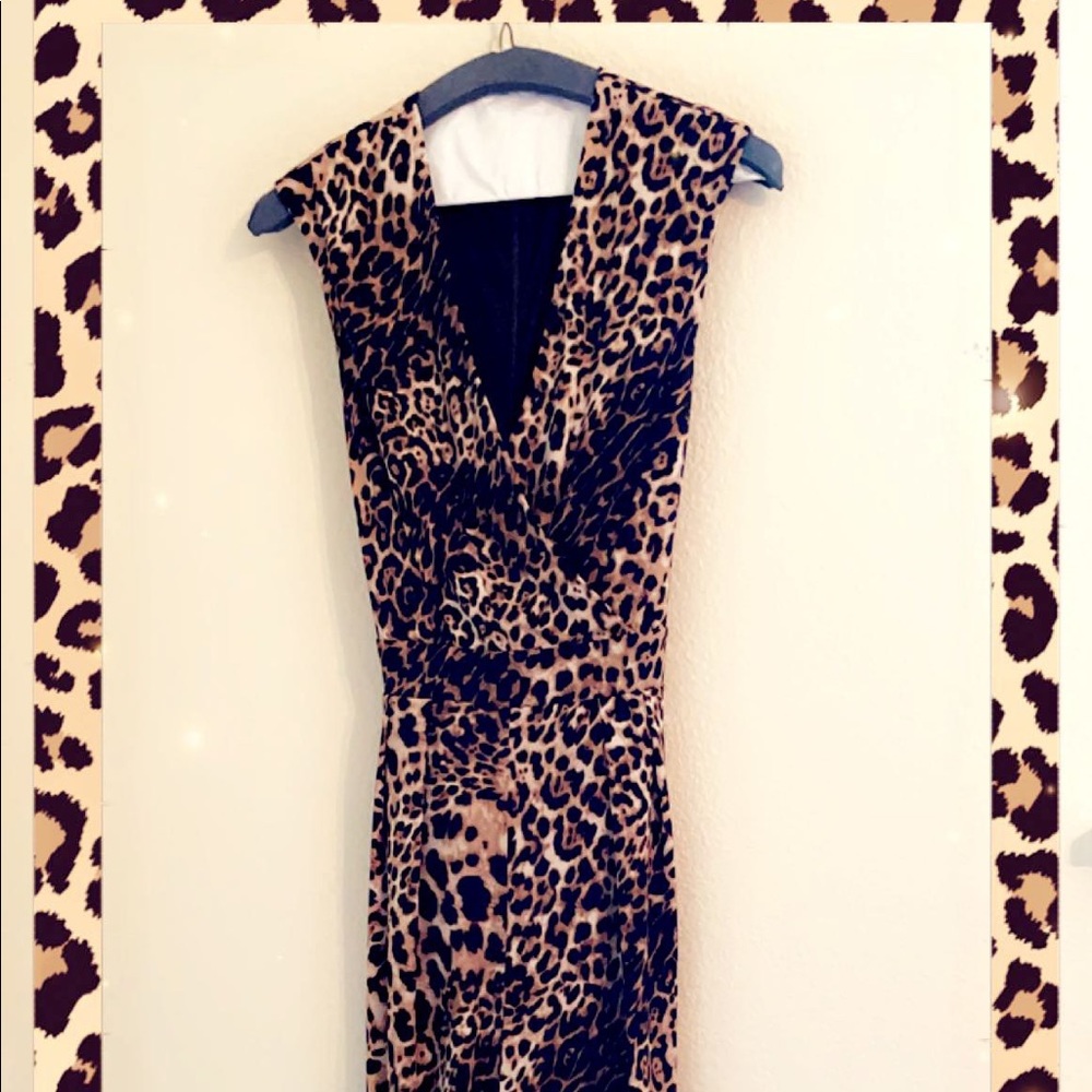 Animal print jumper